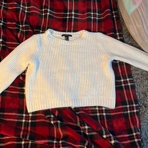 comfy, formal, white sweater